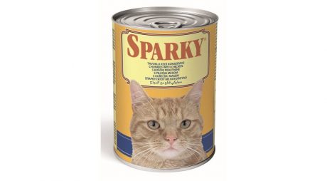 SPARKY CHUNKIES WITH CHICKEN - COMPLETE CAT FEED (415 gm)