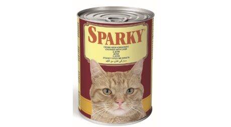 SPARKY CHUNKIES WITH LIVER COMPLETE CAT FEED (415 gm)