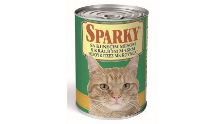SPARKY CHUNKIES WITH RABBIT - COMPLETE CAT FEED (415 gm)