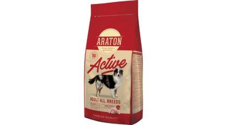 Araton dry feed with poultry for adults active dogs of all breed 15kg