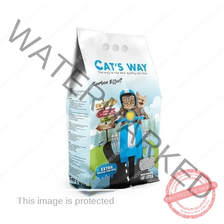 Cat’s Way White Compact Carbon Effect Cat Litter
