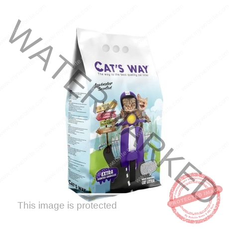 Cat’s Way White Compact Lavender Scented Cat Litter 18Ltr