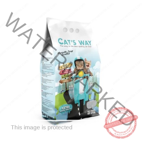 Cat’s Way White Compact Marseille Soap Scented Cat Litter