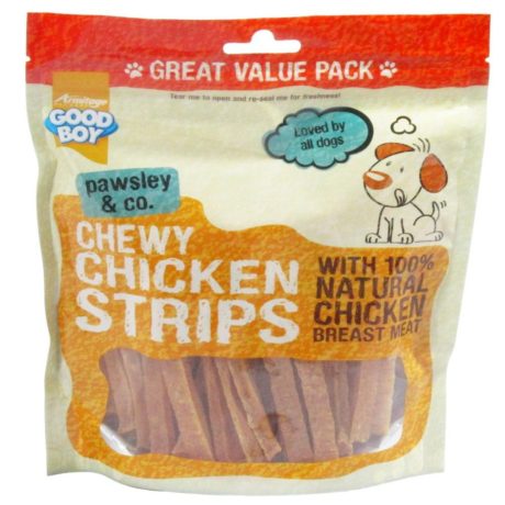 Armitage Dog Treats Chewy Chicken Strips - 350g Value Pack