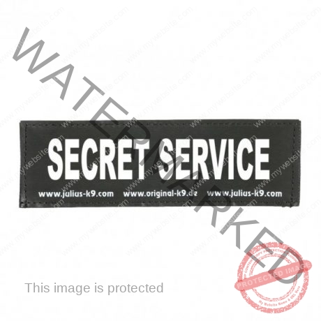 Julius-K9 SECRET SERVICE PATCH - SMALL