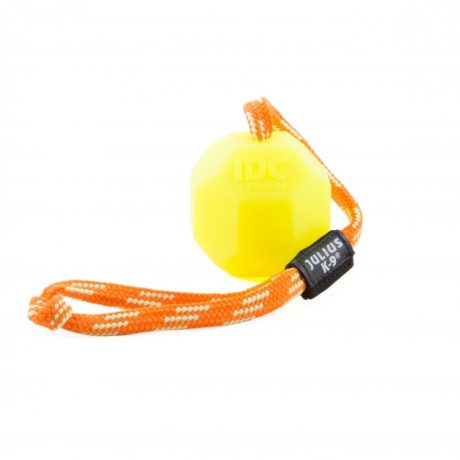 Fluorescent ball with string - diam.6 cm / Hard silicon