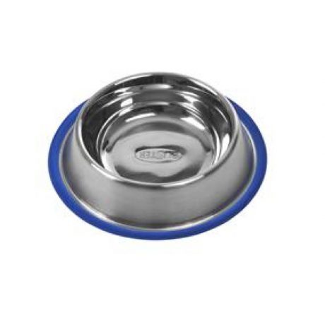 Kruuse Buster Stainless Steel bowl blue base