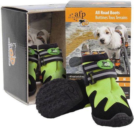 Outdoor Dog Shoes - Green