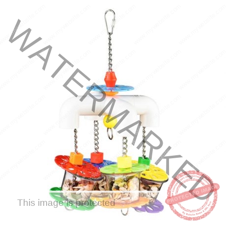 CoollaPet Foraging Party Parrot Toy