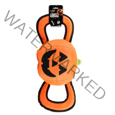 ALL FOR PAWS Handle Ballistic Pumpkin Ball Dog Toy