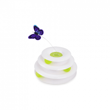 All For Paws Interactive - Tower of Tracks with Butterfly