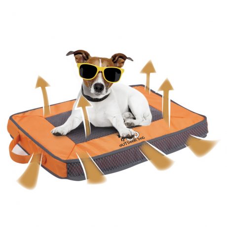 Quick Dry Outdoor Dog Mat- Orange