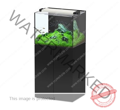 AQUAVIEW 65 AQUARIUM + CABINET 136L 2WD BLACK - 65X50X50CM