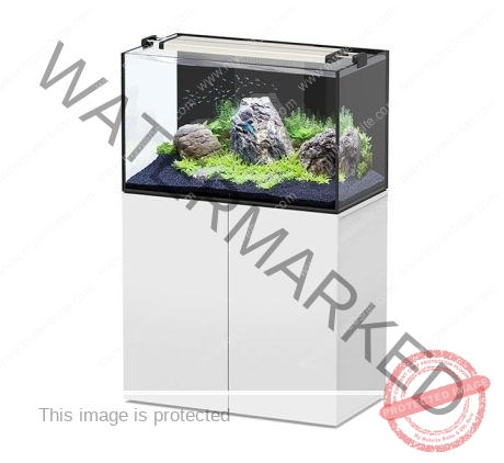AQUAVIEW 92 AQUARIUM + CABINET 212L 2WD WHITE - 92X50X55CM