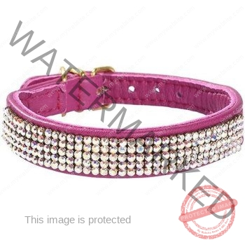 Bobby Crystal Princesse Collar - Pink