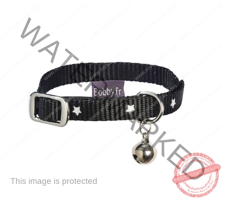 Bobby Midnight Cat Collar - Black