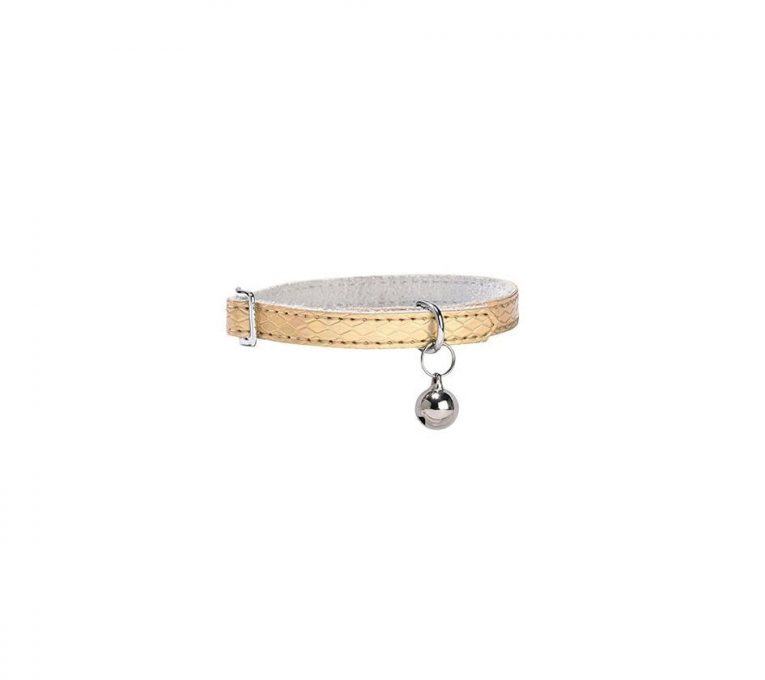 Bobby Power Cat Collar - Gold