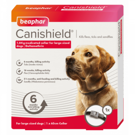 Beaphar Canishield Flea & Tick Collar (Deltamethrin) - Large Dogs