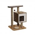 Catit Premium Cat Furniture V-Base - Walnut