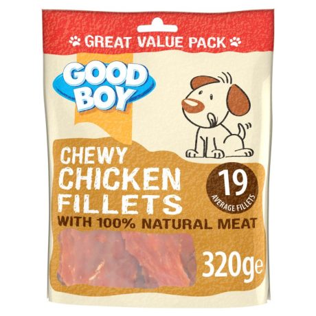 Armitage GOODBOY CHEWY CHICKEN FILLETS 320G VALUE PACK