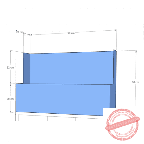 Dymax Paludarium Glass Tank 90cm x 40cm x 60cm (8 mm)