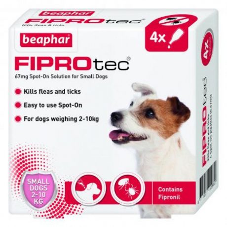 Beaphar FIPROTEC FOR SMALL DOG - 4 PIPETTES FIPROTEC