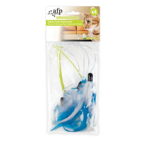 AFP - Interactive Cat Culbuto Feather Refill 4 Pack