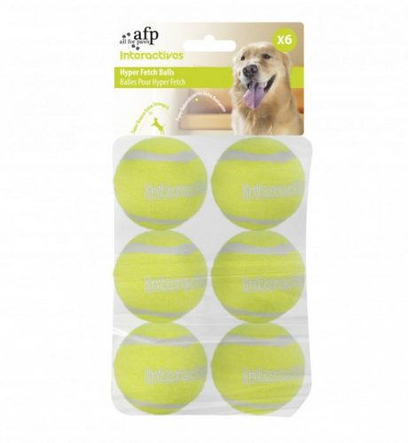 AFP- Interactive Hyper Fetch Tennis Balls- 6 pcs
