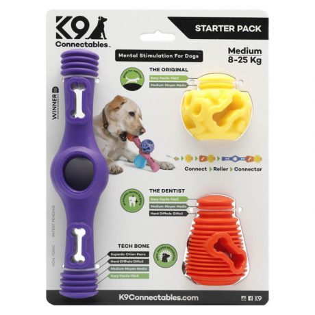 K9 Connectables Starter Pack - Pu/Or/Ye