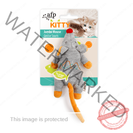 Kitty - Jumbo Mouse - Grey