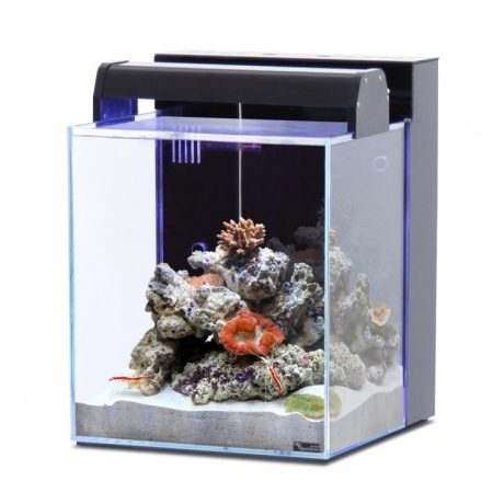 Aqualantis NANO MARIN 40 AQUARIUM OPTIWHITE GLASS BLACK - 32.9x34.8x42.8cm
