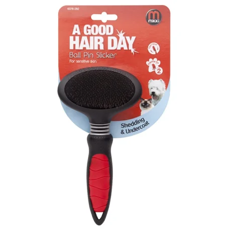 Mikki – Ball Pin Slicker Brush - Large