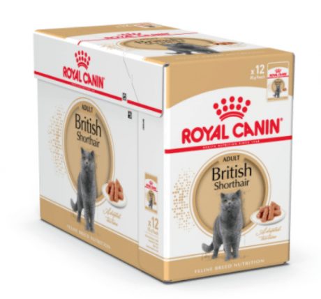 Royal Canin Feline Breed Nutrition British Shorthair (WET FOOD - Pouches)