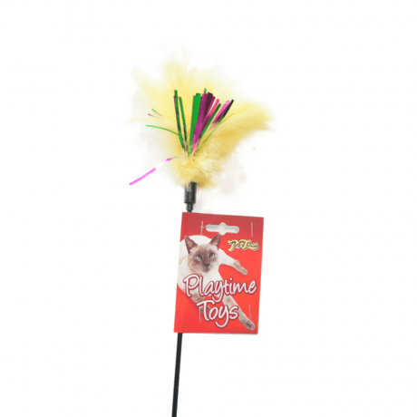 Mikki Kat Tikkler Feather with Ribbon - Assorted Colours