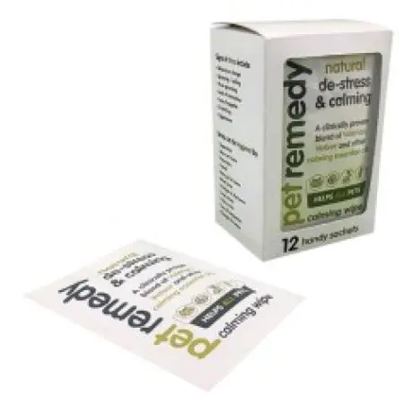 Pet Remedy Calming Wipes (12 sachets)