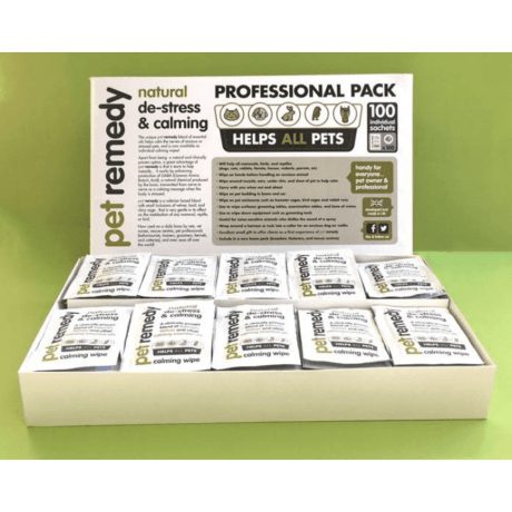 Pet Remedy Calming Wipes (PRO 100 sachets)