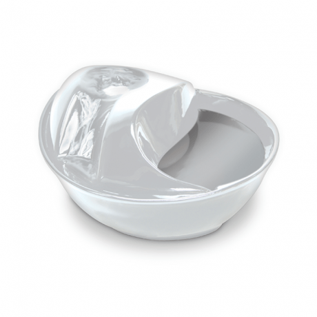 Pioneer Pet Ceramic Raindrop Fountain WHITE 60 oz (1.8 L)