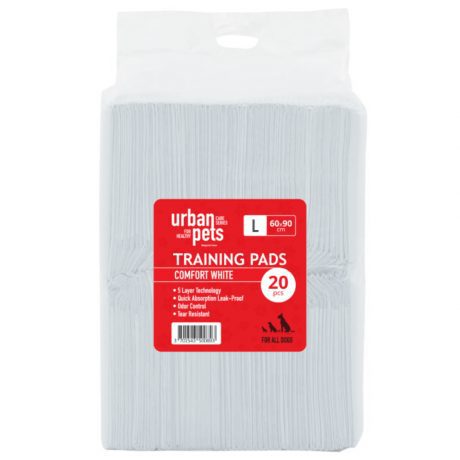 Urban Pets Value Puppy Pads - White 60x60 cm(20pcs)