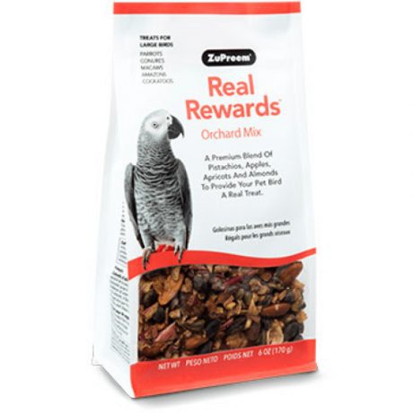 Zupreem Real Reward Large Parrot Treats - Orchard Mix 170g