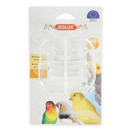 Zolux Bird Feeder with Perch - S