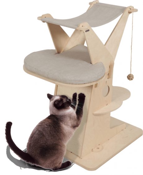 Zolux Cat Lodge 5 Cat Tree 90cm FSC