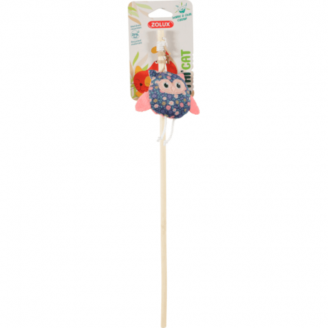 Zolux ETHICAT FLORAL OWL WAND TOY