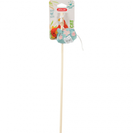 Zolux ETHICAT LEAF MOUSE WAND TOY