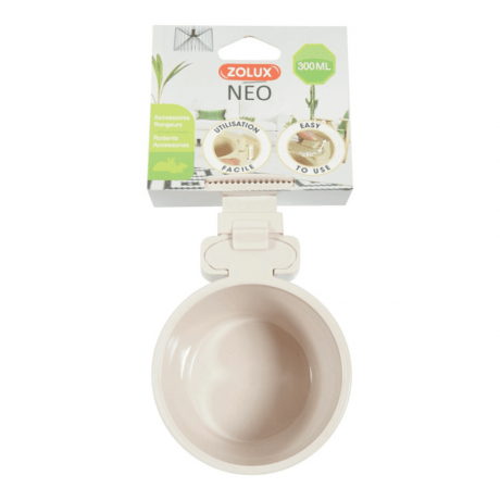 Zolux NEO Rodent Cage Plastic Feeder - 300ml