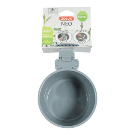 Zolux NEO Rodent Cage Plastic Feeder 500ml