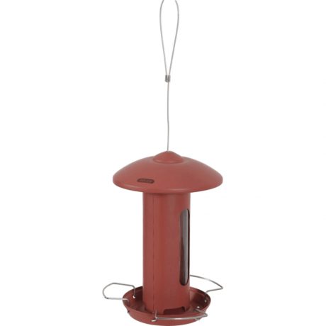 Zolux SOLO BIRD FEEDER, RED TERRA METAL