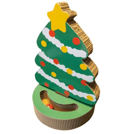 Bobby CARDBOARD SCRATCHING POST CHRISTMAS TREE 56X44X45 cm