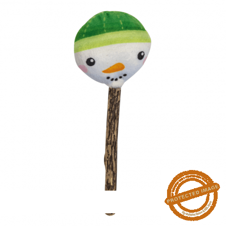 Bobby CHRISTMAS CAT TOY SILVERVINE SNOWMAN