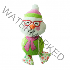 Bobby CHRISTMAS Dog TOY FRIENDS SNOWMAN 19 cm
