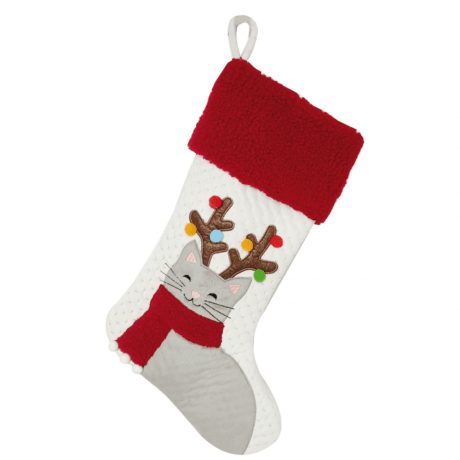 Bobby CHRISTMAS SOCK CAT 44 x 28 cm
